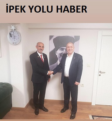 VATAN SEVERLER PARTİSİ GENEL BAŞKANI YILMAZ GÜLÜMSER ZAFER PARTİSİ GENEL BAŞKANI ÜMİT ÖZDAĞ’INI  ZİYARET ETTİ.