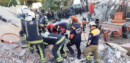  Denizli Büyükşehir Belediye Ekipleri İzmir’de