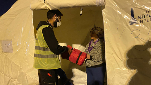 Destek paketleri dağıtılmaya başlandı
