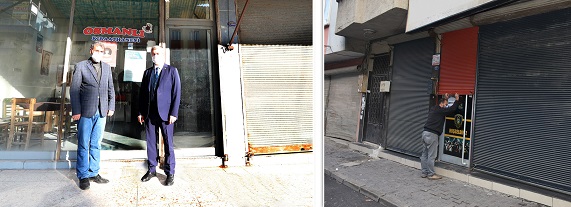 BAŞKAN TAHMAZOĞLU’NDAN ESNAFA 1.500 TL DESTEK