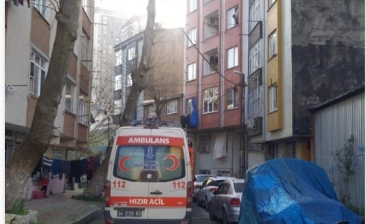GAZİOSMANPAŞADA SOBA YANGINI 1.KİŞİ ÖLDÜ.