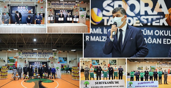 ŞEHİTKAMİL’DEN ‘SPORA TAM DESTEK’