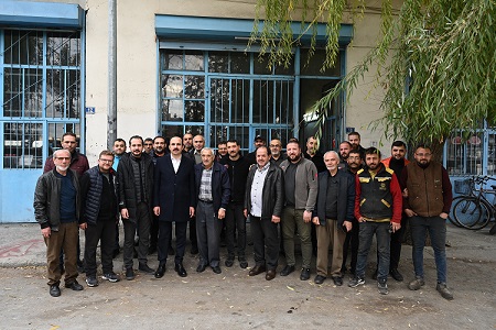 BAŞKAN ALTAY MERAM SANAYİ ESNAFIYLA BULUŞTU