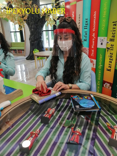 BÜYÜKŞEHİR, YENİ NORMALLEŞMEDE MÜZELER VE ÇOCUK KÜTÜPHANELERİNDE TEDBİRİ BIRAKMADI
