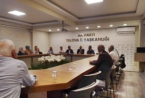 Yalova Çiftlikköy RİZELİLER Derneği’nden Yalova AK Parti İl Başkanlığına ziyaret
