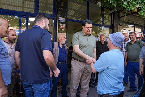 BAŞKAN YILMAZ, CİNDERESİ VE KAYAÖNÜ MAHALLESİ SAKİNLERİYLE BULUŞTU