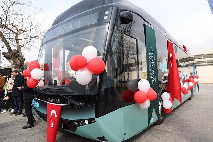 TÜRKİYE’NİN İLK HİDROJENLİ OTOBÜSÜ GAZİANTEP YOLLARINDA!