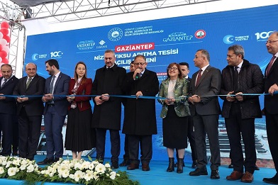 NİZİP İLERİ BİYOLOJİK ATIKSU ARITMA TESİSİ HİZMETE AÇILDI