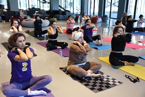 Pancar Deposu’nda yoga buluşmaları devam ediyor