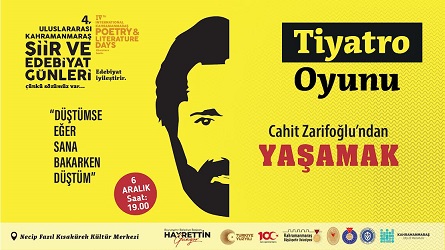 Şiir ve Edebiyat Günleri, Şiir Okuma  Yarışması ve Tiyatro Gösterisiyle Sürecek