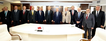 İÇİŞLERİ BAKANI YERLİKAYA BÜYÜKŞEHİR’İ ZİYARET ETTİ