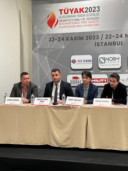 İzmir İtfaiyesi’nden uzman isimler Uluslararası Yangın Güvenliği Sempozyumu’na katıldı