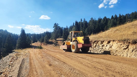 Göksun’da Sırmalı Grup Yolu’nun Ulaşım  Standardı Artırılıyor
