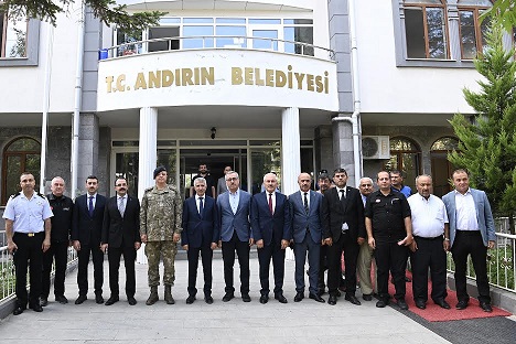 Başkan Güngör ve Vali Ünlüer, Andırın’da  Ziyaret ve İncelemelerde Bulundu