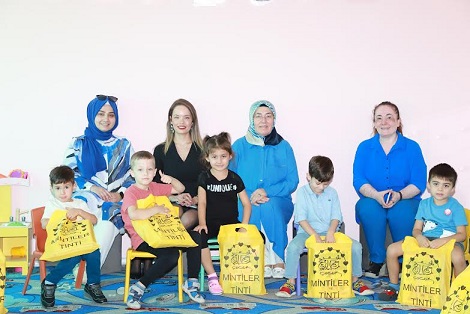 ÜMMÜ ŞAHİN, ANAOKULU ÖĞRENCİLERİNE EĞİTİM SETİ  ARAMAĞAN ETTİ
