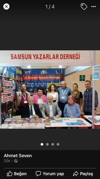 SAMSUN YAZARLAR DERNEĞİ STANTINA YOĞUN İLGİ