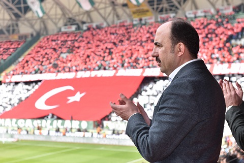 BAŞKAN ALTAY KONYALI SPORSEVERLERİ MİLLİ TAKIMA DESTEK OLMAYA DAVET ETTİ