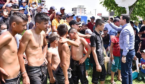 Kepez’den pehlivanlar diyarı Antalya’ya yakışır er meydanı