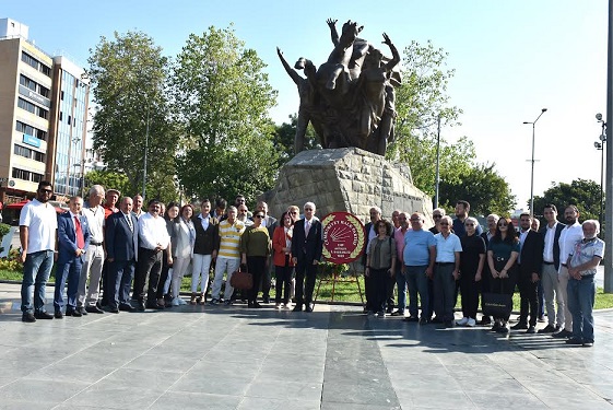 İL BAŞKANI NAİL KAMACI VE YÖNETİM ATANIN HUZURUNDA