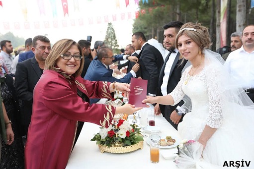 GAZİANTEP BÜYÜKŞEHİR’DEN TOPLU NİKAH ŞÖLENİ