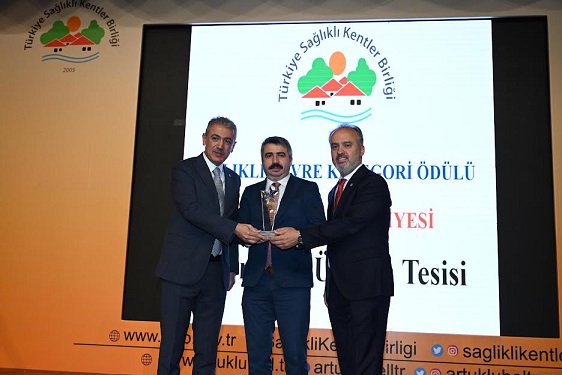SAĞLIKLI KENTLER BİRLİĞİ’NDEN YILDIRIM’A ÖDÜL     -‘ÇEVRE DOSTU YILDIRIM’A SAĞLIKLI KENTLER BİRLİĞİ’NDEN ÖDÜL