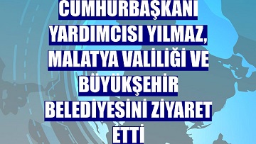 Cumhurbaşkanı Yardımcısı Cevdet Yılmaz, Malatya Valiliği ve Büyükşehir Belediyesini ziyaret etti. Valilikte karşılanan Yılmaz, deprem sonrası çalışmalara ilişkin brifing aldı. Ardından Büyükşehir Belediyesine geçen Yılmaz, şehirdeki çalışmalara dair sunum