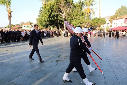Kaş’ta 10 Kasım Atatürk’ü anma töreni yapıldı