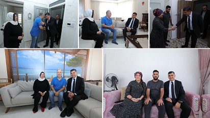 BAŞKAN FADILOĞLU’DAN GAZİLERE ANLAMLI ZİYARET FADILOĞLU, GAZİLERİ EVLERİNDE ZİYARET ETTİ