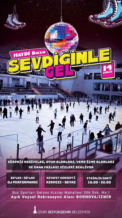    İzmir Büyükşehir Belediyesi, 14 Şubat Sevgililer Günü’ne özel aşk dolu programlar hazırladı.