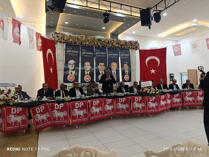Demokrat Parti Kahramanmaraş’ta İftar Programı Düzenledi