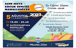 ÇOCUK ETKİNLİĞİ BU HAFTA GENÇLERBİRLİĞİ TESİSLERİ’NDE