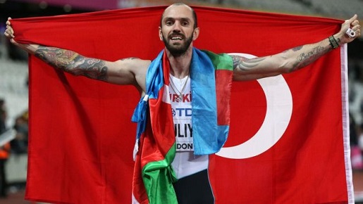 CUMHURBAŞKANI ERDOĞAN DÜNYA ŞAMPİYONU GULİYEV'İ TEBRİK ETTİ