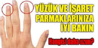 YÜZÜK VE İŞARET PARMAKLARINA DİKKAT!