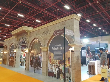 YAPEX FUARI'NDA TARİHİ ANTEP ÇARŞILARI CANLANDIRILDI