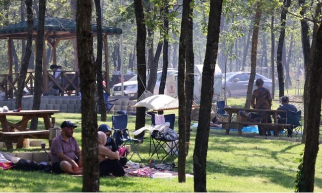 Bursa’nın Yıldırım ilçesindeki tarihi köyü Cumalıkızık’taki Orman Park’ını vatandaşlar çok beğendi