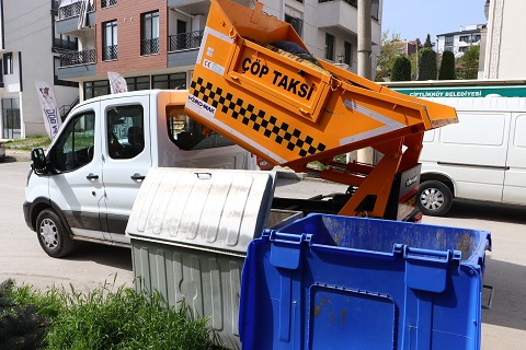 Çiftlikköy’de Çöp Taksi Hizmete Girdi