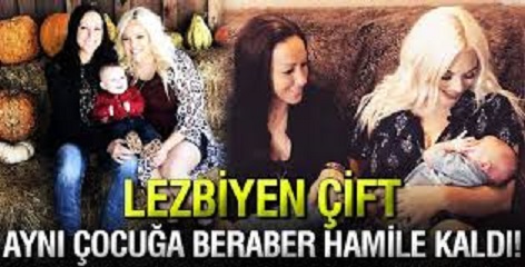 İngiltere’de benzeri görülmemiş bir olay yaşandı. Lezbiyen çift birbirlerinin çocuklarına hamile kaldı.