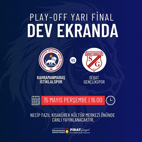 Büyükşehir, İstiklalspor’un Yarı Final Mücadelesini Dev Ekranda Sporseverlerle Buluşturacak