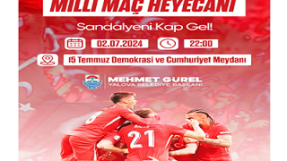 MİLLİ MAÇ HEYECANI DEV EKRANDA YAŞANACAK