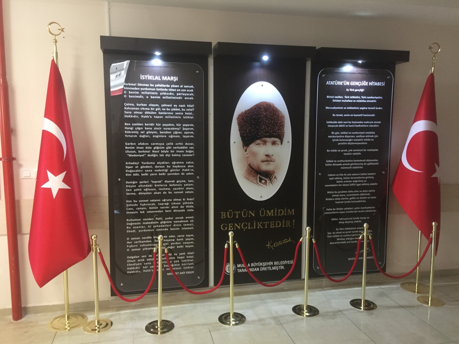 Büyükşehir’den Atatürk’ün Aziz Hatırası İçin Büst ve Şeref Köşesi 