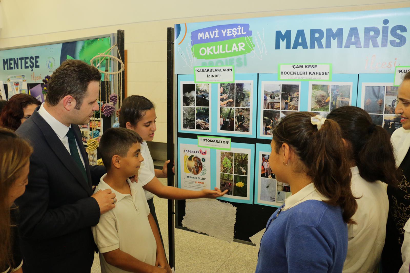 MUĞLA’DA YÜRÜTÜLEN MAVİ YEŞİL OKULLAR PROJESİ AVRUPA’YA AÇILIYOR