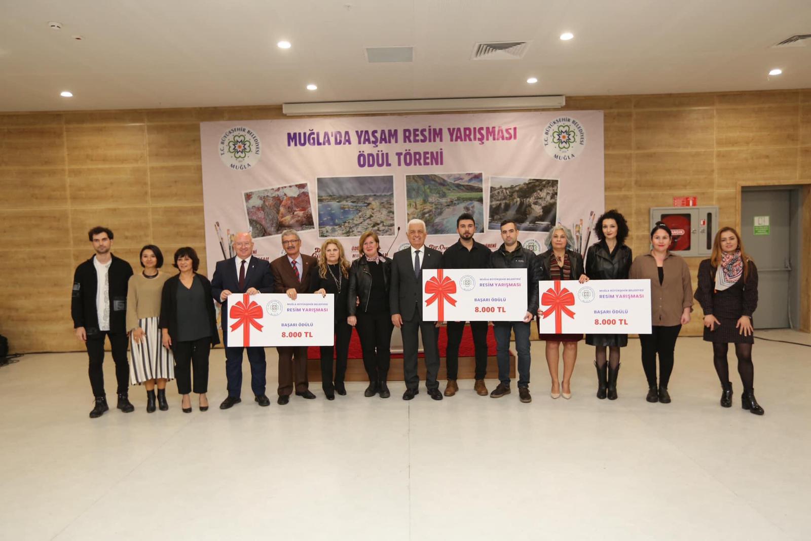Muğla’da Yaşam Resim Yarışması Ödülleri Verildi 