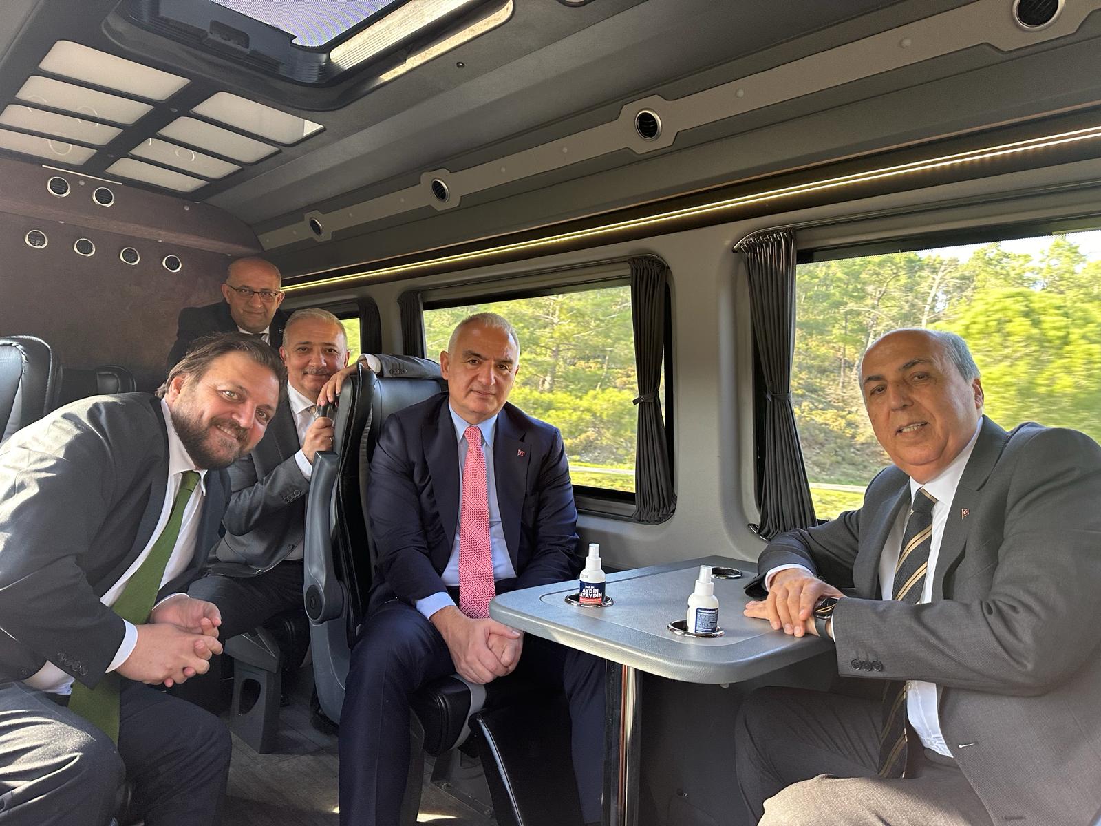 Ayaydın, Turizm Bakanı Ersoy ile sezon öncesi acil eksiklikleri belirledi