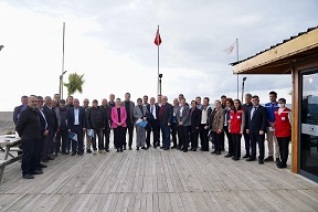 ORTACA BELEDİYE BAŞKANI TEZCAN, MUHTARLARLA BİR ARAYA GELDİ