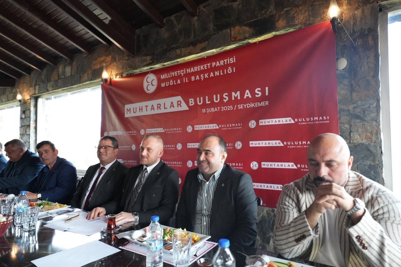 MHP Muğla İl Başkanlığı, Muhtarlar Buluşmalarına Seydikemer ve Fethiye’de Devam Etti