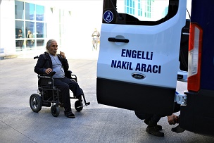 BÜYÜKŞEHİR BİNLERCE ENGELLİ VATANDAŞA HIZIR GİBİ YETİŞİYOR