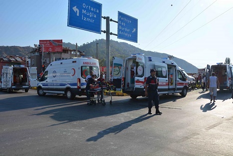 BÜYÜKŞEHİR SAĞLIK EKİBİNDEN ANINDA MÜDAHALE
