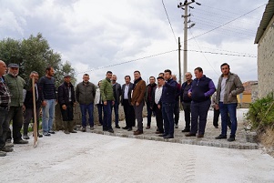 BAHARLI MAHALLESİNE 6 BİN METREKARE KİLİT PARKE DÖŞENDİ