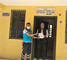 Büyükşehir’den Muhtarlara 56 Bin 900 Adet Maske