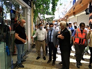 Başkanlardan Bodrum Esnafına Ziyaret